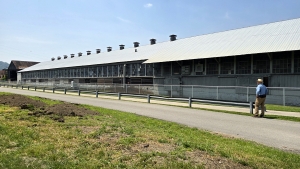 David Sibray visits Warwood Tool Company in Warwood.