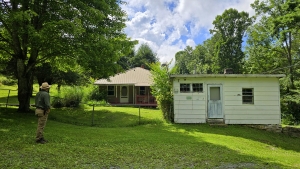 The old post office at Basin operated out of a shed near the McKinney Homeplace.