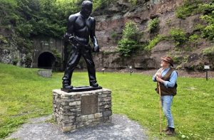 David Sibray visits the monument to John Henry, a flashpoint for heritage tourism in West Virginia.