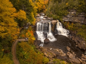 Most photographed places in West Virginia: Blackwater Falls