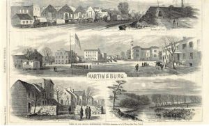 Magazine printed some sketches made of Martinsburg by war correspondent and artist Alfred Waud.