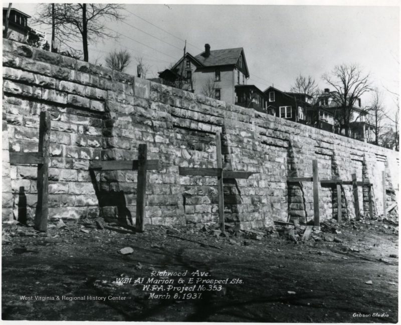 Stone walls along Richwood Avenue in Morgantown, West Virginia, will now be added to the national register.