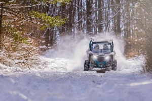 Winter is an ideal time of to explore the Hatfield-McCoy trail system in West Virginia. (Photo courtesy Hatfield-McCoy Trails)