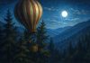 Quiet West Virginia village of Clayton named for 1835 hot-air balloon crash The "Star of the West" is caught in the treetops near Clayton, West Virginia..