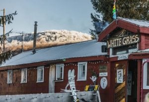 The air in the lodge is alive with laughter, the scrape of boots across wood, and the comfortable murmur of people talking like old friends. (Photo: Mountain River Media)