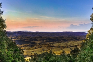 Dimpled pastures reveal the presence of underlying caves in the Greenbrier Valley. (Photo: Experience Greenbrier Valley / Sheena Pendley)