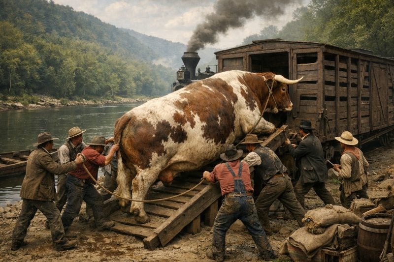 Ludington's Giant Shorthorn Ox