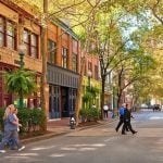 Investors repaired buildings on Capitol Street in Charleston rather than demolishing them.
