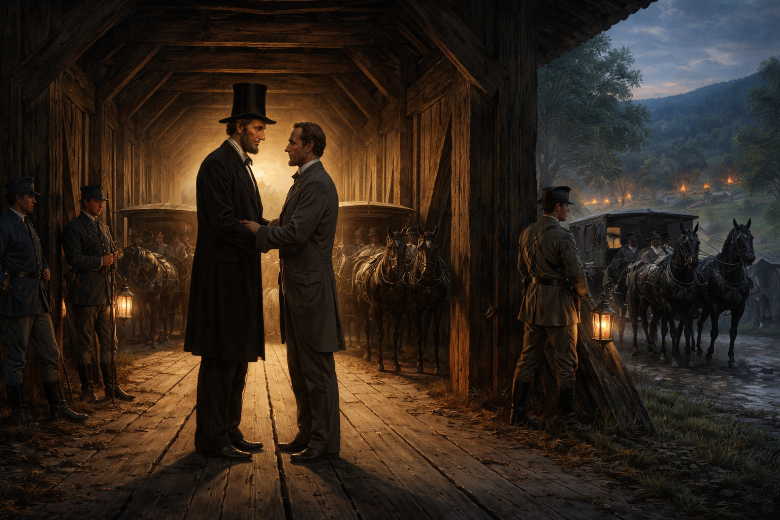 Did Abraham Lincoln and Jefferson Davis secretly meet in West Virginia?