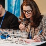 Mary Bemis at Berkeley Springs International Water Tasting