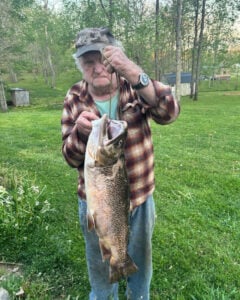 Fishing records: Donnie Workman, of Nicholas County, set a new state record for tiger trout.