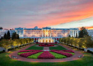 Lodging in West Virginia is most frequently found in and near its largest cities, in resort areas, and along its major highways. (Photo courtesy The Greenbrier)