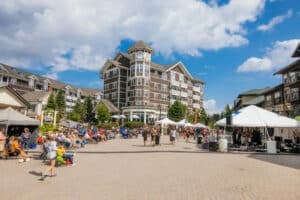 Cool evenings are the norm at Snowshoe Mountain, even in the height of summer.