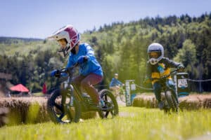 Youth compete in summer biking events at Snowshoe Mountain. (Photo courtesy Snowshoe Mountain)