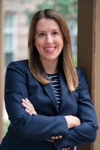 Amy Cyphert, associate professor in the WVU College of Law, co-authored a new study examining how judges across the United States are using artificial intelligence while keeping human judgment at the center of courtroom decision-making. (WVU Photo)