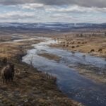 The ancient Teays River flowed across present-day West Virginia millions of years before glaciers reshaped eastern North America and created the modern Ohio River system.