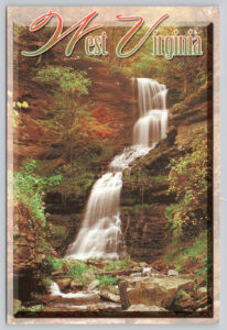 An undated postcard of Cathedral Falls.