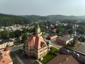 Small businesses in downtown Elkins are among the entrepreneurs served by Woodlands Development and Lending through financing and technical assistance programs designed to strengthen rural communities. (Photo: W.Va. Tourism)