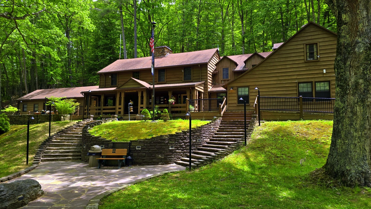The adminstration building at Watoga State park is among the best New Deal era structures in the W.Va. State Park System.