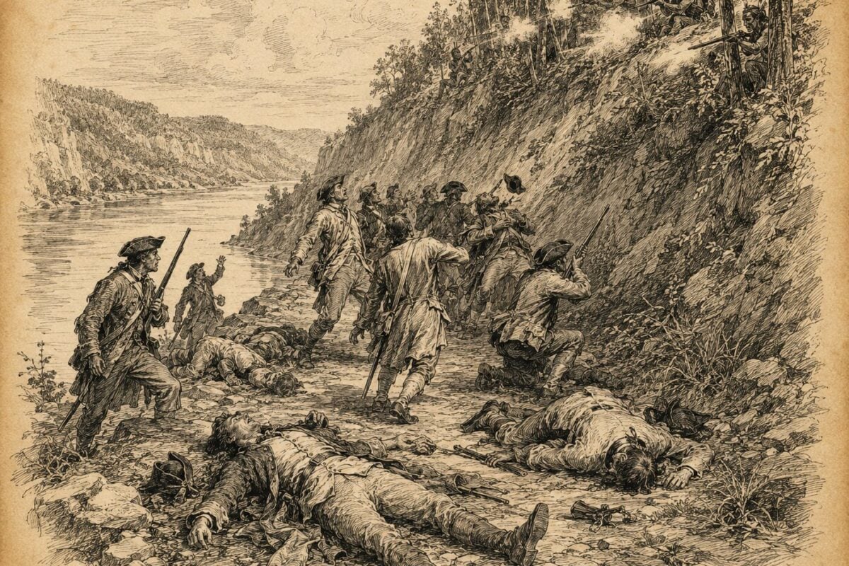 One of West Virginia’s deadliest Revolutionary War ambushes happened at McMechen Narrows