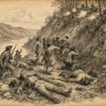Captain William Foreman and 21 militiamen died in a Revolutionary War ambush at McMechen Narrows near present-day McMechen, West Virginia, in September 1777.