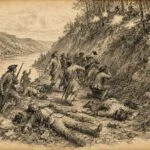 Captain William Foreman and 21 militiamen died in a Revolutionary War ambush at McMechen Narrows near present-day McMechen, West Virginia, in September 1777.