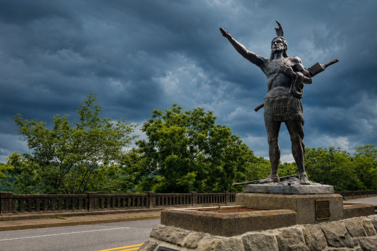 The story behind Wheeling's Mingo statue is more complicated than most people realize - West Virginia Explorer