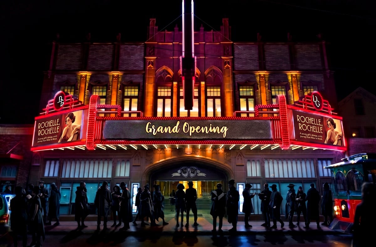 The historic Robinson Grand Performing Arts Center hosts the annual Mtn Craft Film Festival, which showcases films created by Appalachians, about Appalachia, or featuring Appalachian locations and crews. The festival is part of a growing network of film events across West Virginia. (Photo courtesy of Robinson Grand Performing Arts Center)