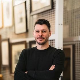 Aaron Levi Garvey, director of the Art Museum of WVU, oversaw the museum's first nationally touring exhibition, which returns to Morgantown this fall as the largest exhibition in the institution's history. (WVU Photo)