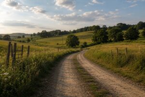 A secluded road near present-day Countsville recalls the isolated Roane-Jackson border country, where a series of murders and acts of vigilante violence unfolded in 1877.