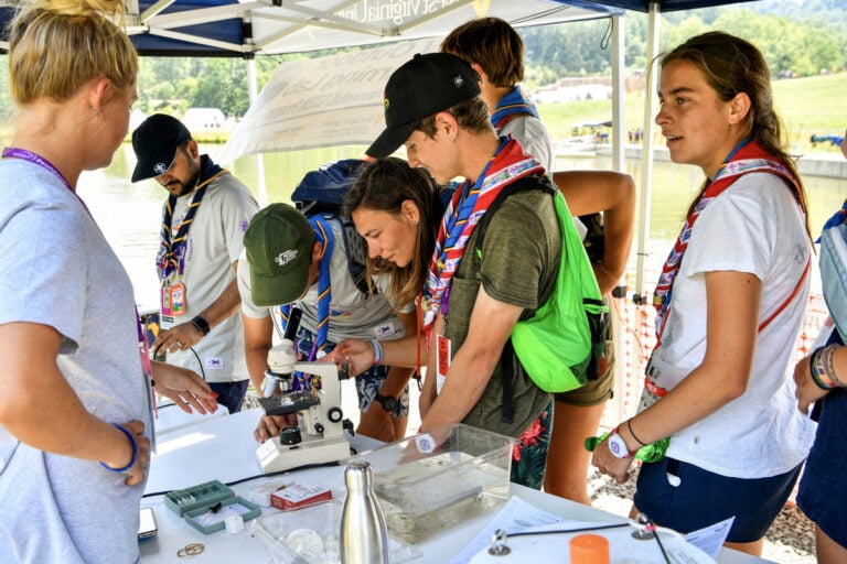Excitement builds as Scouts check in for Scouting America's National Jamboree at the Summit Bechtel Reserve in southern West Virginia. The 10-day event introduces thousands of young people and their families to the Mountain State through outdoor adventure, leadership, and service.