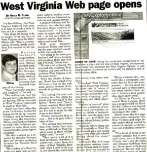 A 2000 article in The Register-Herald announced the launch of West Virginia Explorer, marking the beginning of what would become one of the Mountain State's longest-running independent digital news publications.