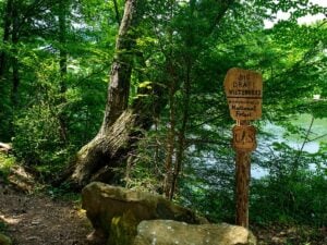 The Cat’s Eye swimming hole provides a cool retreat along Anthony Creek in the Big Draft Wilderness of the Monongahela National Forest in Greenbrier County, West Virginia. (Photo courtesy Mary Colombo)