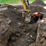 Crews replace aging water lines in Chapmanville, West Virginia, where the water system had been losing more than half its treated water through leaks. Photo courtesy U.S. Environmental Protection Agency.