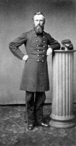Rutherford B. Hayes was a lieutenant colonel in the 23rd Ohio Infantry when he ordered the August 1862 expedition that destroyed the Mercer Saltworks. Hayes later served as governor of Ohio and became the 19th president of the United States.