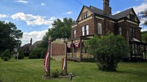 The Hancock County Museum in New Cumberland preserves artifacts and history associated with the community and its once-extensive brickmaking industry. (Photo by David Sibray)