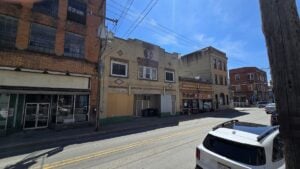The New Star Theater in Richwood, West Virginia, before its demolition. The loss of the historic downtown building has heightened concerns about preserving other historic structures in the community.