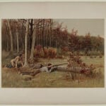Turkey Shooting, by 19th-century American artist Charles Deas, depicts the pursuit of wild turkeys in early America. The bird later became the subject of one of the nation's most successful wildlife restoration efforts. (Public domain/Wikimedia Commons)
