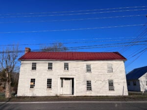 The Collett House in Beverly conceals an 18th-century log cabin that may be Randolph County's oldest surviving residence. An $88,843 grant will support its restoration for educational programming at the Beverly Heritage Center. (Photo courtesy Preservation Alliance of West Virginia)