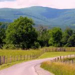 Cold Knob vista near Williamsburg, WV, Greenbrier County, Greenbrier Valley Region