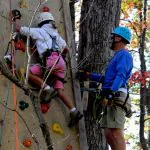 Climbing wall at River Riders, Harpers Ferry, WV