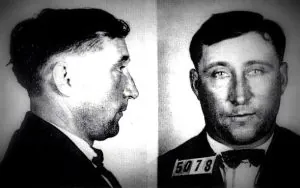 Police photo of Harry Powers, the Bluebeard of Quiet Dell, West Virginia