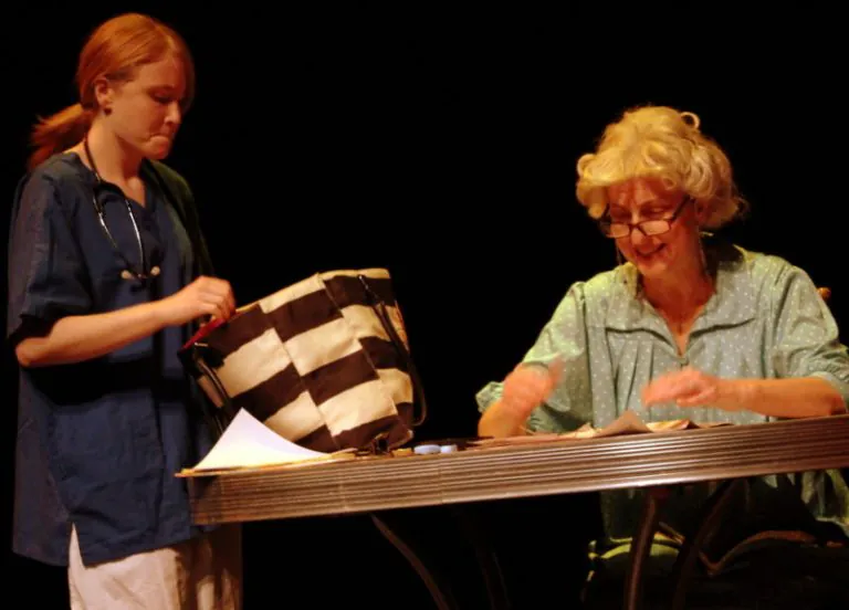Kimberly King and Stephanie Bachman perform Dwayne Yancey's The Picture Window in 2017