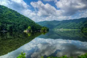 The Kanawha River above Kanawha Falls