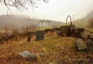 The Gawthrop Cemetery on the state game farm is falling into ruin. 